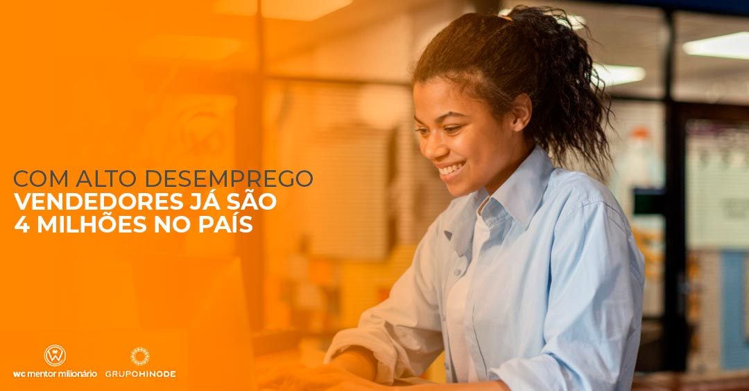 Com alto desemprego, vendedores já são 4 milhões no país