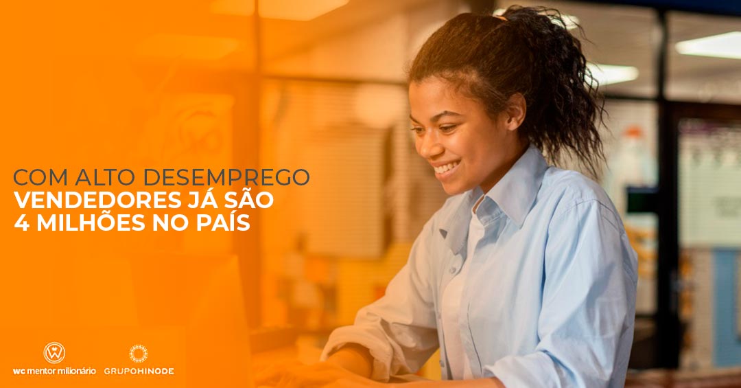 Com alto desemprego, vendedores já são 4 milhões no país