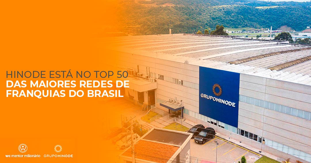Hinode está no Top 50 das maiores redes de franquias do Brasil